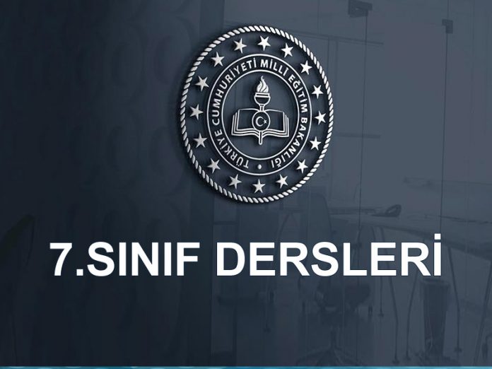 7-sinif-dersleri-e-okul-org 7.sınıfta hangi dersler var 2019-2020