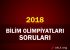 2018 İstanbul Bilim Olimpiyatları Soruları