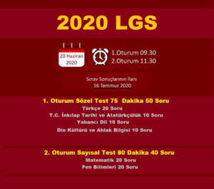 20 Haziran 2020 LGS Soru Ve Cevapları