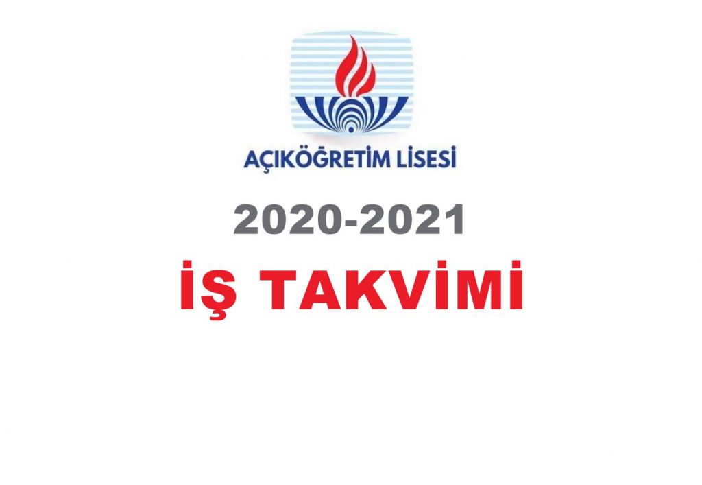 AÖL İş Takvimi 2020-2021