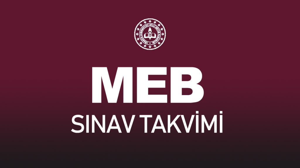 MEB Sınav Takvimi 2022