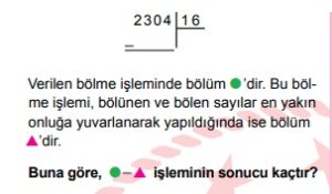 20204 bursluluk sınavı 5. sınıf soruları